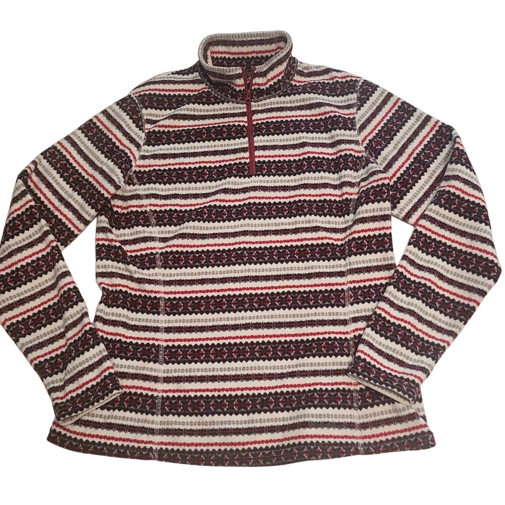 Eddie Bauer 1/4 Zip Fleece Pullover - Medium